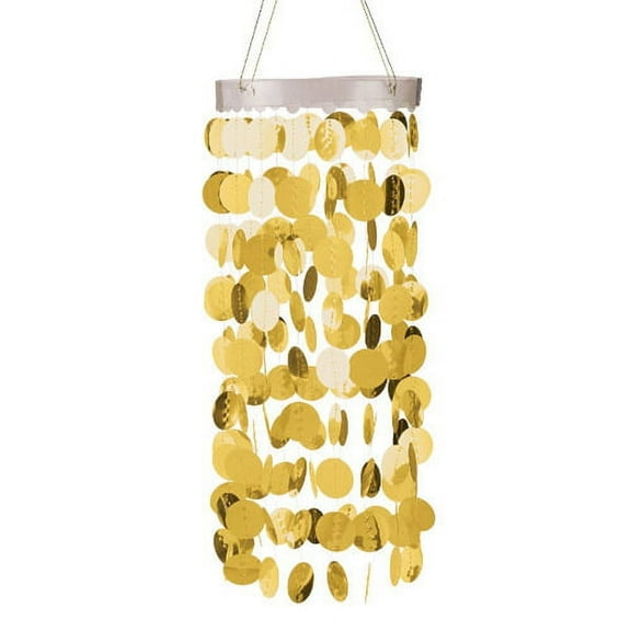 Gold Chandelier Decoration, 30"