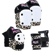 187 Killer Pads Six Pack Knee and Elbow Pads, Moxi-Leopard, x-Small