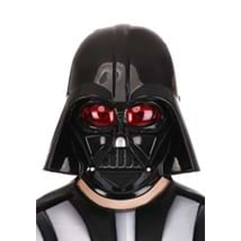 STAR WARS Darth Vader 2ピースマスク 大人用 Jazwares, Adults Star Wars Darth Vader Half Mask, Black, Plastic