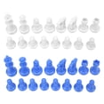 thumbnail image 1 of Filfeel King Height 49mm Plastic Chess Pieces,32PC Medieval Plastic Chess Pieces Set King Height 49mm Without Chessboard for Competition, 1 of 8