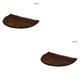 thumbnail image 4 of Naiovety Alfombra de ducha de alta calidad, alfombrilla absorbente para baño, antideslizante, plegable, para dormitorio, cocina, baño, Marrón 60*90 2piezas, 4 of 6