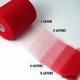 thumbnail image 2 of Craft And Party- Red 6" x 400 yards Tulle Roll Fabric Spool - Tutu Wedding Gift Craft Bow Decoration, 2 of 5