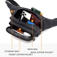 thumbnail image 4 of Men Casual Shoulder Fanny Packs Water Bottle Belt Bag Pouch Waist Pack Bag, 4 of 19
