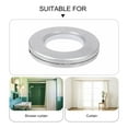 thumbnail image 2 of AURARMLET Curtain Hook Rings 50Pcs Silver For Hanging Curtains In Homes And Businesses, 2 of 8