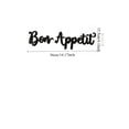 thumbnail image 2 of HELLOYOUNG Metal Wall Art Bon Appetit Sign Farmhouse Kitchen Decor Living Room Wall Sculpture Halloween Christmas Gift, 2 of 2