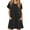 Pure Black, variant on gakvbuo Summer T-Shirts Dresses For Women Nightgowns Nightdress House Dress Knee Length Loose Short Sleeve Sleepwear Sleepshirts Crewneck Pajama Nightshir Tunic Dress For Women