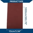 thumbnail image 4 of Papel de lija largo Unique Bargains P800 393.70"x3.94" Rollo de lija roja de terciopelo 1 pieza, 4 of 6