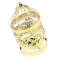 thumbnail image 1 of Guardoinrt Electroplated Metal Birdcage Shape Tea Light B- Candle Holder Gold Type E 1Set, 1 of 6