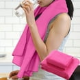 thumbnail image 5 of Inerposs Multifunctional Sports Towel, Microfibre Sweat-Absorbing Towel, Portable Yoga Towel for Gym, Outdoor Fitness and Travel, Soft and Comfortable Bath Towel for Adults, 5 of 6