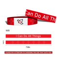 thumbnail image 4 of Pulsera enttgo NFC Bible Versículo Inspirador Rojo 20 cm, 4 of 7