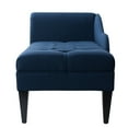 thumbnail image 6 of Harrison Tufted Roll Arm Chaise Lounge, Midnight Blue, 6 of 13
