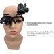 thumbnail image 5 of Magnifying Glasses with 2 LED Lights, 8 Detachable Lenses, Head Mount Magnifier, Hands Free Magnifying Glasses(2.5X 4X 6X 8X 10X 15X 20X 25X), 5 of 5