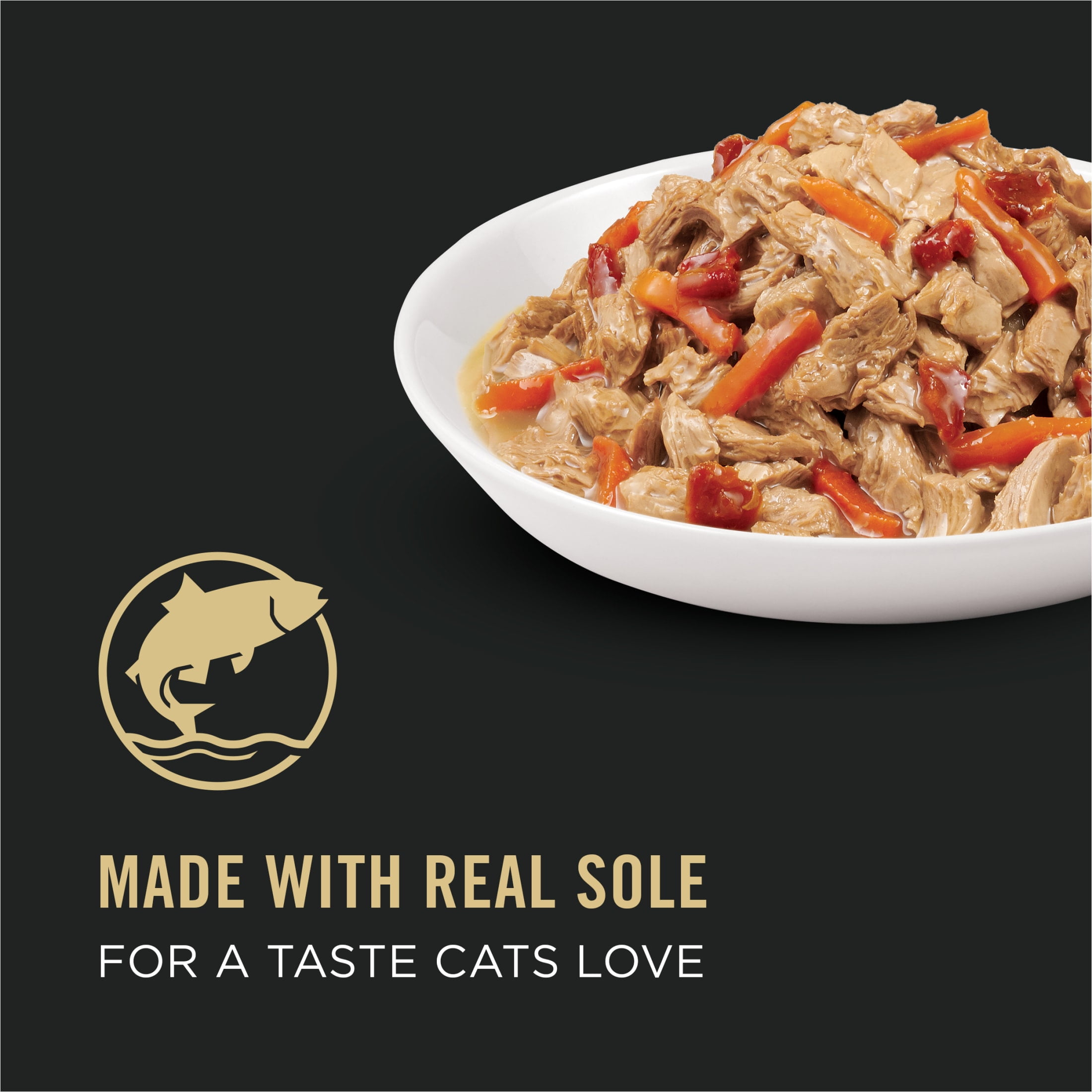 Purina Pro Plan Complete Essentials, Sole Vegetables, Wet Cat Food 3 oz Cans, 24 Pack