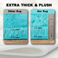 thumbnail image 6 of Conbriboy Ultra Soft Area Rugs Fluffy Soft Shag Carpet 4x6ft Blue For Living Room Bedroom Dining Room Office Home Decor Study Area Rug, 6 of 8