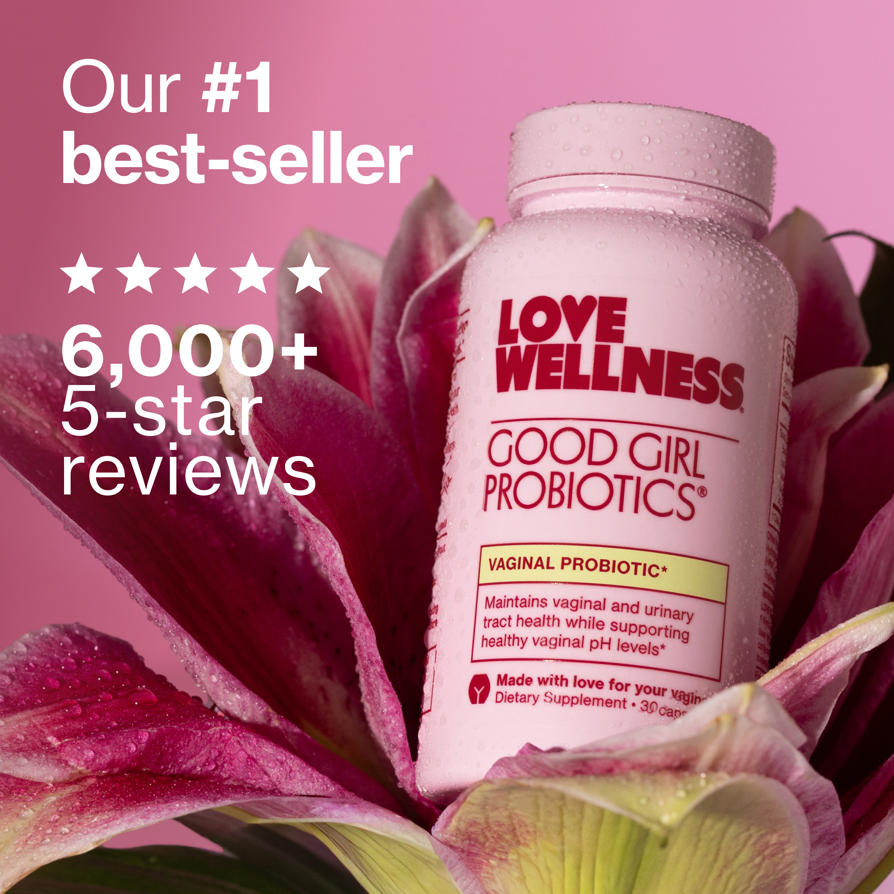 Love Wellness Good Girl Vaginal Probiotics, 30 Capsules photo 5