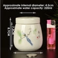 thumbnail image 3 of pitrice Tea In Chinese Style Pattern Small Storage Container Organization Lid Coddled Cups Ceramic Material for Kitchen Spice Style 2, 3 of 6