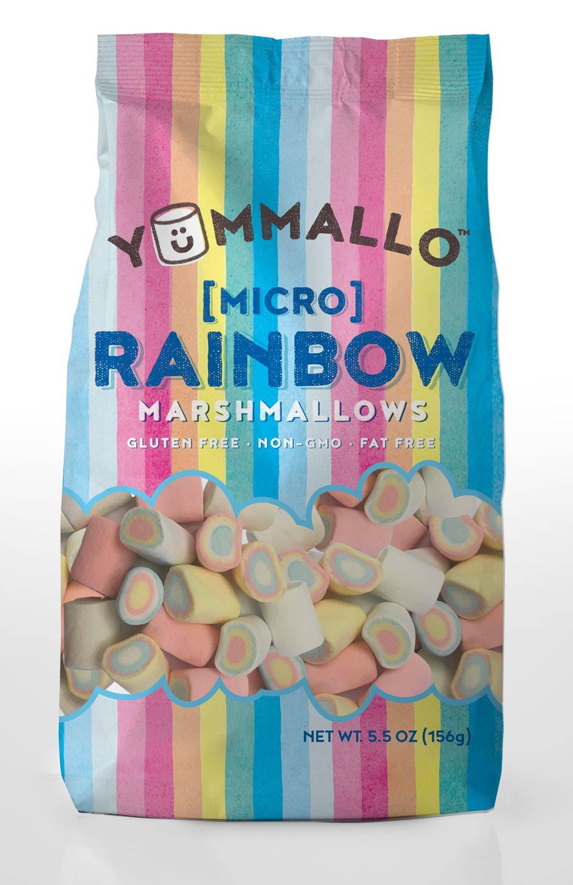 Yummallo Micro Rainbow Marshmallows, 5.5 oz
