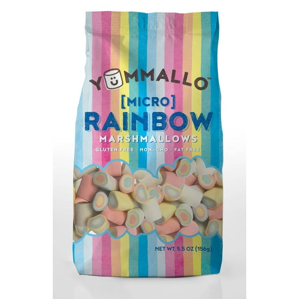Yummallo Micro Rainbow Marshmallows, 5.5 oz