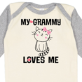 thumbnail image 4 of Inktastic Grammy Loves Me Girls Kitty Girls Long Sleeve Baby Bodysuit, 4 of 5