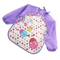 thumbnail image 3 of TureClos Lovely Long Sleeve Waterproof Baby Feeding Smock Plastic Coverall Baby Bib, 3 of 6
