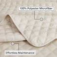 thumbnail image 5 of Mainstays All in One Lightweight Quilt Set and Sheet Set -5 Piece, Twin/Twin-XL, Beige, 5 of 17
