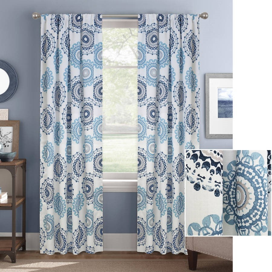 Better Homes and Gardens Kaleidescope Medallion Curtain Panel