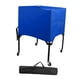 thumbnail image 2 of Carro de voleibol plegable con ruedas para gimnasio de fútbol Azul, 2 of 8