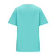 thumbnail image 5 of Tumotour Pullover T Shirts For Women Crewneck Short Sleeve Summer Tops Casual Oversized Solid Color Lightweight Loose Fit Louse Y2K 2025 Basic Tee, 5 of 9