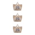 thumbnail image 3 of Transemion Stay Organized And Stylish With Practical Canvas Shoulder Bag White Large white 3Set, 3 of 6