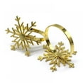 thumbnail image 5 of Christmas Napkin Rings Set of 6, Gold/Silver Xmas Tree Snowflake Elk Napkin Holder Rings for Christmas Wedding Holiday Dinner Table Decoration, 5 of 7