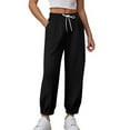 thumbnail image 4 of Weiqiqre Sweatpants Women Baggy Drawstring High Waist Sweat Pants Bottom Jogger Pants, 4 of 5