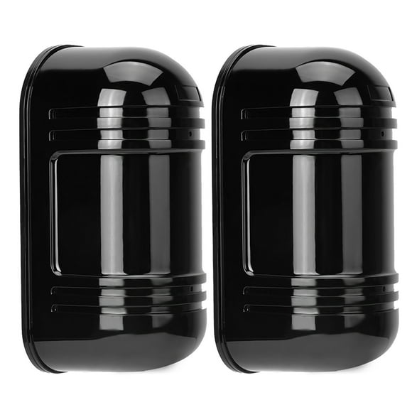 Sensor de alarma por infrarrojos de 100 m, detector de infrarrojos, resistente al agua 100 metros/328 pasteles con chip inteligente alarma de seguridad por infrarrojos uso doméstico