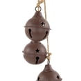 thumbnail image 4 of Northlight Cascading Christmas Jingle Bell Ornaments - 13.5" - Brown - Set of 2, 4 of 6