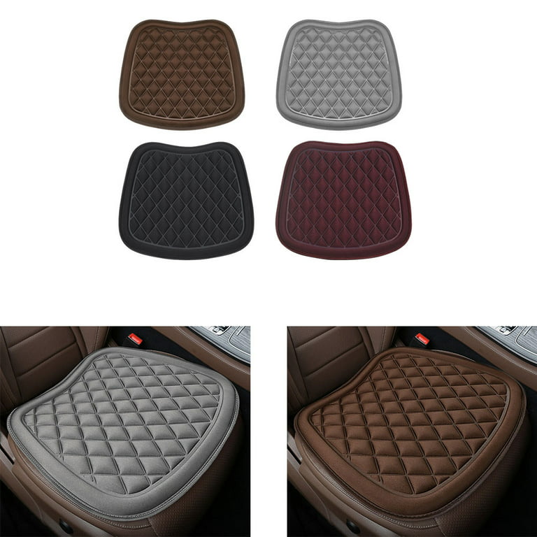 Leutsin 2Pack Car Seat Cushion, Non-Slip Rubber Bottom with Storage Pouch, Driver  Seat Back Seat Cushion, Comfort Memory Foam Seat Cushion for Car, Truck,  Office Chair (Red) - Yahoo Shopping