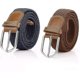 thumbnail image 4 of Paquete de 2 cinturones elásticos trenzados para mujer, cinturón elástico, cinturones de tela elásticos para hombre, cinturones para mujer para jeans, 4 of 4
