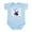 Sky Blue, variant on CafePress - Daddy's Future Drummer Infant Bodysuit - Baby Light Bodysuit, Size Newborn - 24 Months