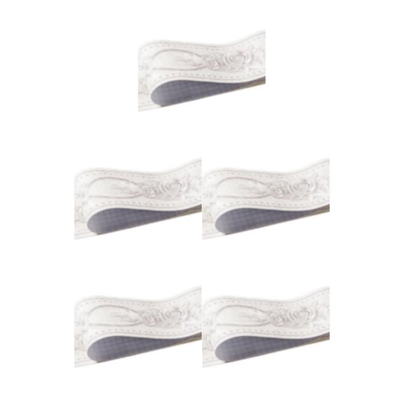 Injueey La línea de cintura impermeable de PVC de moda Retro para pared adhesivo resistente y duradero en la parte posterior es una peonía Type2 NO2