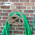 thumbnail image 4 of Suncast Hangout HH150 Outdoor Wall Mounted Garden Hose Holder with Shelf, Taupe, 4 of 6