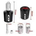 thumbnail image 4 of Motorcycle Handlebar Grips and Handlebar Cover End Plugs Compatible with Honda CB190R CB125R CB500X CB500F CB500 CB650R CB1000R CB300R CB400R, 4 of 4