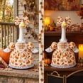 thumbnail image 6 of CuiLiyq Thanksgiving Porch Goose Clothes, Pumpkin Maple Leaf Print Dress with Bowknot for 23 Inch Goose Statue, Fabric Decorative Clothing for Farmhouse, Front Porch, Garden and Autumn Display, 6 of 9