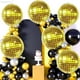 thumbnail image 2 of Globos con forma de bola de discoteca Katchon Big Gold de 22 pulgadas, paquete de 6, 2 of 9