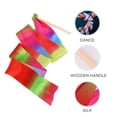 thumbnail image 3 of BESTYASH 1Set Silk Rhythm Gymnastics Ribbon with Wooden Handle for Marching Band 27.6x7.9in, 3 of 7