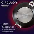 thumbnail image 5 of Circulon Symmetry Hard-Anodized Nonstick Induction Stir Fry Pan with Helper Handle, 14-Inch, Black, 5 of 9