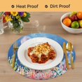 thumbnail image 4 of Jellyfish Coastal Round 13 Inch Placemats Set of 8, Nautical Ocean Summer Beach Coral Sea HeatResistant Non Slip Place Mats for Dining Table, Wipeable Braided Kitchen Table Mats for Housewarming, 4 of 9