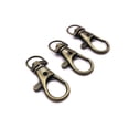 thumbnail image 4 of Goyunwell Small Lobster Clasp 80-Piece Antique Brass Swivel Snap Keychains, 4 of 7