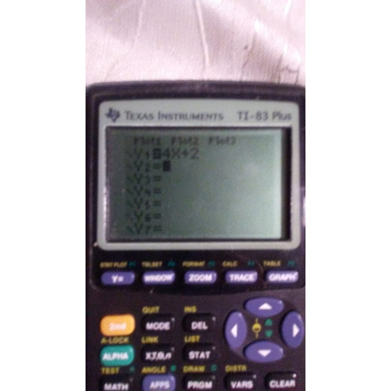 Restored Texas Instruments TI-83 Plus Programmable Graphing
