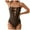 style-01 Brown, variant on Swimsuits for Curvy Women Women One Piece Ruched Swimsuit Tummy Control Backless Bathing Suit
