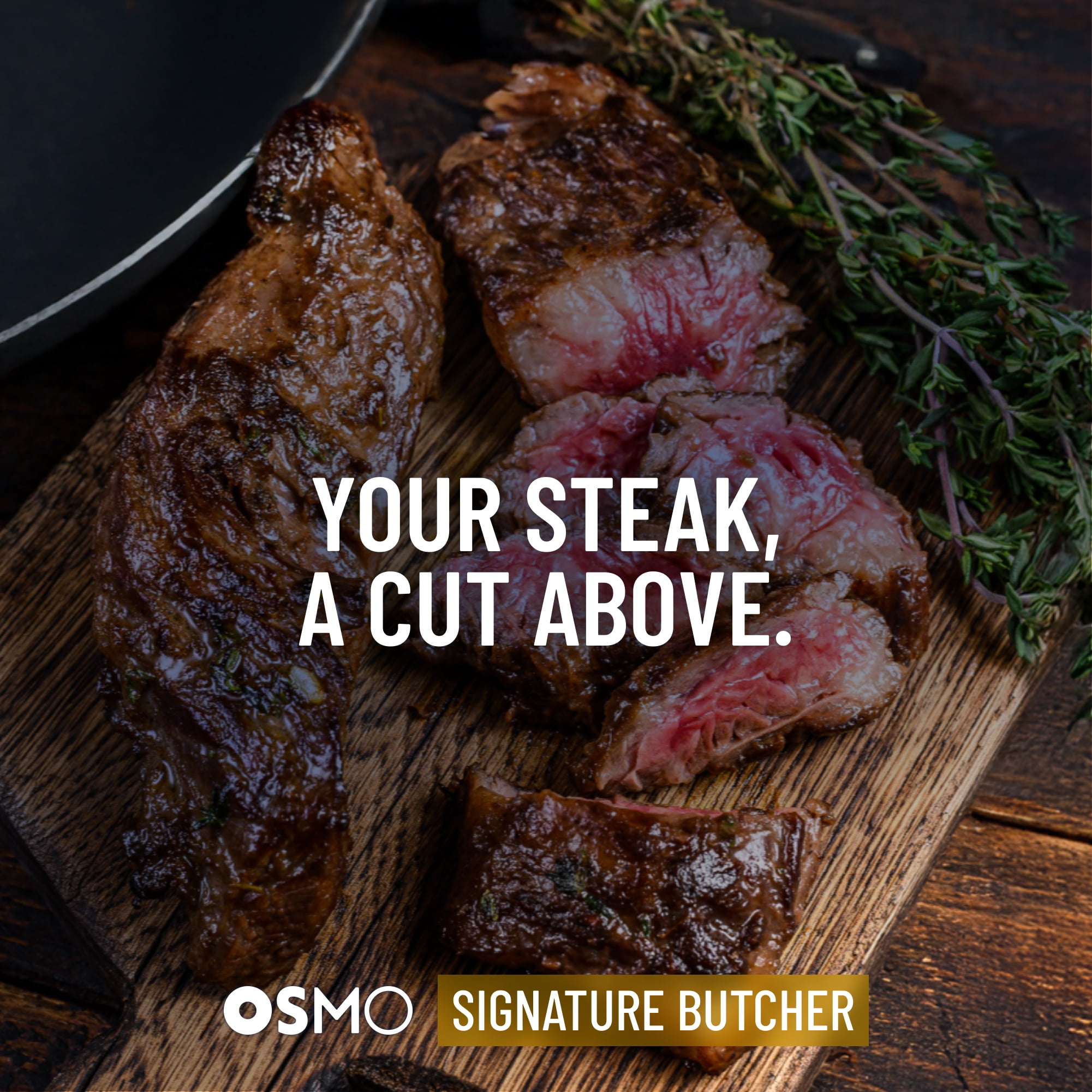 Osmo Signature Butcher Rub for Steak and Beef, Chef-Crafted Michelin-Star Quality Seasoning, 5.4 oz Powder