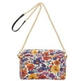 thumbnail image 2 of FORMRS Women Crossbody Purse with Chain Strap Vegan Leather Shoulder Handbag, Colorful Flowers Pattern, 2 of 7