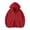 Red #027, variant on Womens Full Zip Casual Hoodies Double Side Zipper Sweatshirts Hooded Jackets with Pocket Fall Winter Hoodie S